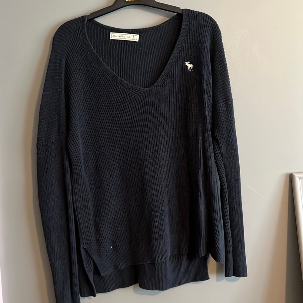 Abercrombie and Fitch Navy Sweater